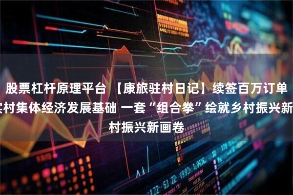 股票杠杆原理平台 【康旅驻村日记】续签百万订单 夯实村集体经济发展基础 一套“组合拳”绘就乡村振兴新画卷